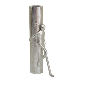 Florero de Metal para Interiores, Decoración para Sala de Estar y Escritorio, Florero Dorado Antiguo de Múltiples Formas - Product Image 4