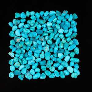 Cuentas de Turquesa Azul, Piedras Preciosas sin Cortar, 3-5mm, Cuentas de Cristal de Turquesa Sueltas para Joyería, Piedras Preciosas Sueltas - Product Image 3