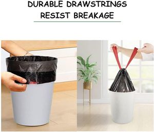 ถุงขยะแบบม้วน ถุงพลาสติกสำหรับใส่ขยะ ถุงขยะแบบม้วน มีเชือกรูด ถุงขยะแบบหนา ยืดหยุ่นได้ - Product Image 5