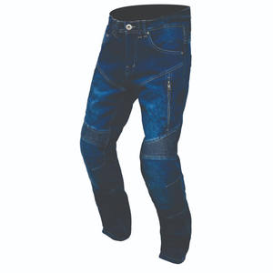 Pantalones de Motocicleta para Hombre, Resistentes al Viento, Tallas Grandes, Transpirables, Elásticos, de Mezclilla/Malla/Con Protección, para Conducir en Todas las Estaciones - Product Image 2