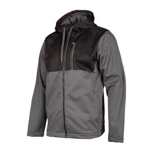 Sudadera con capucha de forro polar con diseño reforzado y protector extraíble de malla para seguridad en actividades al aire libre. - Product Image 2