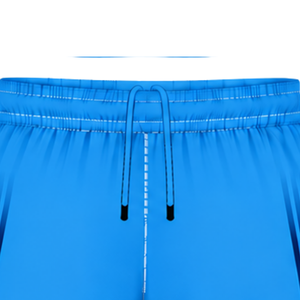 Shorts de rugby bleu électrique et noir, taille élastique, respirants, légers, pour l'entraînement d'équipe, performance sportive, uniforme de sport - Product Image 5