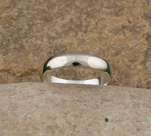 925 Sterling <b>Silver</b> Women <b>Men</b> Simple Minimalist Plain Band High Polished Stackable <b>Ring</b> for Party Wholesale Jewelry - Product Image 2