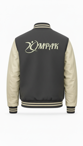 Vêtements d'extérieur tendance en molleton de coton style américain professionnel avec broderies universitaires surdimensionnées - Product Image 3