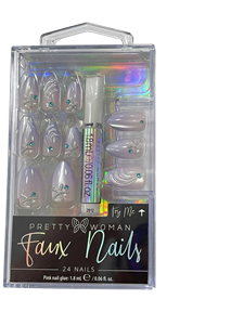 Faux ongles vert œil de chat émeraude profonde, fournitures magnétiques pour ongles, finition sur mesure, usine OEM, ongles à presser - Product Image 2