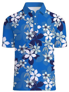 Men's Floral Print for Shirt Short Sleeve Casual Breathable 100% Cotton Knitted Regular Fit Digital Printed Design - Product Image 5