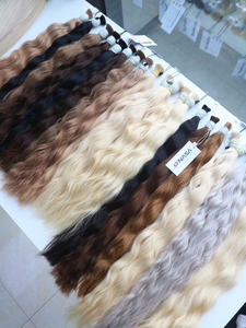 ผมต่อคุณภาพสูงจากยุโรป ผมแท้แบบเวอร์จิ้น ปลายหนา ลอนธรรมชาติและลอนน้ำ - Product Image 2