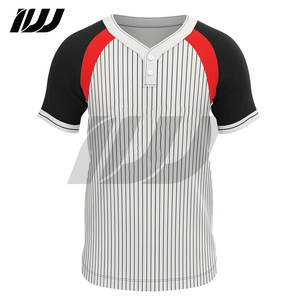 Uniformes Deportivos Sublimados Unisex, Diseño Liso, Manga Corta, para Béisbol y Sóftbol, Tallas Grandes, con Logotipo y Número del Equipo - Product Image 3