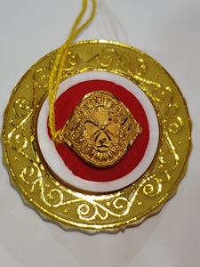 22k Solid Gold <b>Ring</b> For Men/Women Authentic Handcrafted Ethnic Indian Jewelry Genuine Fancy Party Bridal Wear <b>Statement</b> Piece - Product Image 3