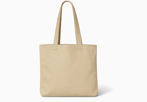 Custom logo Canvas Tote <b>Bag</b> Medium Size Solid Color Shoulder Length Handle Daily Use Shopping <b>Bag</b> - Product Image 4