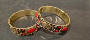 Timeless Grace Artisan Brazalete de latón ecológico Pila hecha a mano Ajustable Personalizado Conjunto de pulsera de moda de lujo - Product Image 4