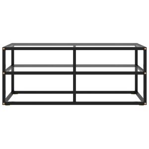Mueble de TV Negro y Transparente para Sala de Estar - Product Image 2