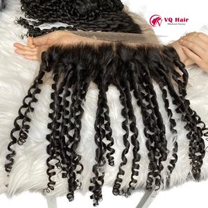 Extensiones de cabello humano natural SDD de lujo Pixie Curly 100% estilo onda de agua Virgen de la mejor calidad para mujeres negras de Vietnam - Product Image 3