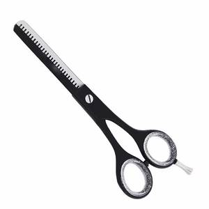 Ciseaux de coiffure Morje à dents fines, lame en acier inoxydable 4Cr13, 28 dents, pour droitiers, manche long, légers, réutilisables, pour salon de coiffure - Product Image 4