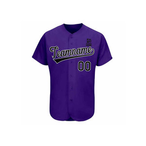 ชุดกีฬาเบสบอลราคาถูก ออกแบบโลโก้ตามสั่ง แห้งเร็ว ระบายอากาศได้ดี น้ำหนักเบา บริการ OEM - Product Image 3