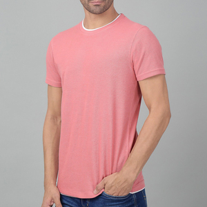 Sweat à capuche décontracté pour homme, coupe ajustée, col rond, manches courtes, 100 % coton, longueur standard, couleur unie, tricoté, respirant, avec logo personnalisé, grandes tailles - Product Image 3