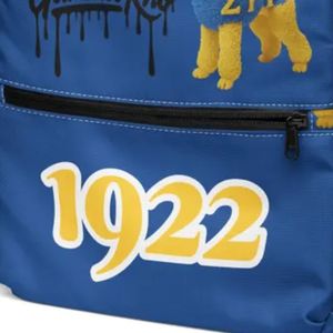 Mochila Utilitaria Sigma Gamma Rho, Gran Capacidad, Múltiples Bolsillos, Bolsa de Viaje Resistente, Estilo Sororidad, para la Universidad, Escuela, Uso Diario - Product Image 4