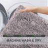 Customised Essential 3-Piece Bathroom Rug Set, Plush Microfiber Bath <b>Mat</b>, U-Shaped Contour Rug and Toilet Lid Cover, Ultra - Product Image 3
