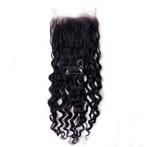 Fermeture de dentelle de cheveux humains 100% Remy non traités diverses couleurs et options de texture du fournisseur du Vietnam - Product Image 3