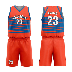 Uniformes de Baloncesto Transpirables de Buena Calidad, Servicio OEM, 100% Poliéster, Secado Rápido, Logotipo Frontal de Alta Calidad - Product Image 3