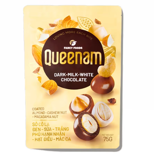 Drajeado de Chocolate Certificado HALAL, Bocadillo de Caramelo, OEM/ODM, Calidad Premium, 75G, Mezcla de Nueces Recubiertas de Almendra, Anacardo y Macadamia, Proveedor de Exportación - Product Image 1