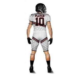 Bas quantité minimale de commande pratique porter des vêtements de sport uniforme fournisseur graphique personnalisé impression par sublimation taille jeunesse maillot de football américain - Product Image 3