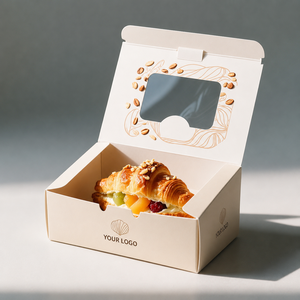 Custom Bakery <b>Box</b> Folding Paper Cardboard Packing Hot Sale Biscuit <b>Cookie</b> Dough Packaging <b>Box</b> with logo - Product Image 3