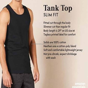 Débardeur pour hommes grande taille très bien noté, tissu respirant et léger, disponible au prix d'usine pour le streetwear et les vêtements de sport - Product Image 2