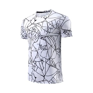 เสื้อยืดผู้ชายผ้าฝ้าย 100% ทรงหลวม แห้งเร็ว ระบายอากาศดี สำหรับฤดูร้อน จากโรงงานผู้ผลิตโดยตรง - Product Image 1