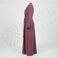 Abaya personnalisée couleur sur mesure en tissu fluide pour femme, vêtement de mode de luxe sur mesure pour femme musulmane arabe