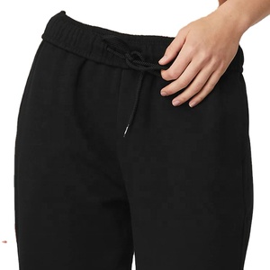 กางเกงวอร์มขาบานทรงโอเวอร์ไซส์ผ้าเทอร์รี่ฟลีซสำหรับผู้หญิง - Product Image 3