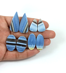 Cabujón de Piedra Lunar Arcoíris Natural Hecho a Mano para Joyería, Origen: Bihar, India - Product Image 5