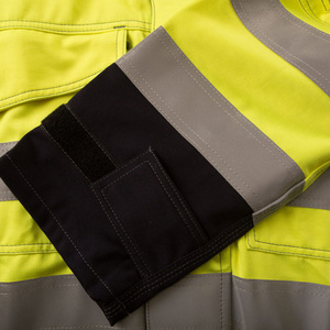 Combinaison de travail haute visibilité, ignifuge, résistante aux produits chimiques, certifiée CE, unisexe, en polyester, uniforme de sécurité et de protection - Product Image 4