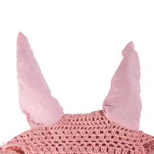 Cache-oreilles pour chevaux tendance avec passepoil, voile anti-mouches en crochet, en néoprène, couleur, logo et taille personnalisables - Product Image 2
