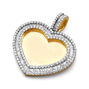 Pendentif en pierre de moissanite de qualité supérieure, accessoire de bijouterie élégant pour hommes et femmes, avec un éclat étonnant et une beauté raffinée - Product Image 4