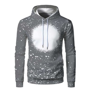 Sudaderas con capucha de sublimación para hombre de alta calidad, 100% algodón, de secado rápido, transpirables, informales. - Product Image 4