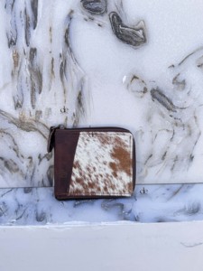 Portefeuille en cuir véritable avec fourrure de chevreuil, design unique 2026, pour femme, porte-cartes, porte-monnaie, cadeau pour elle - Product Image 5