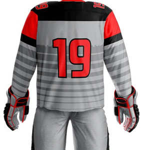 Uniformes de Hockey sobre Hielo 7V7 Personalizados con Logotipo para Hombre y Mujer, Diseño OEM, 100% Poliéster, Colores y Tallas Personalizables - Product Image 2