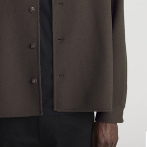 Elegant Full Sleeve Tee Shirt With Turn <b>Down</b> Collar Button Closure Casual Office Wear Stylish Top Design With Logo Casual Wear - Product Image 4