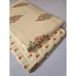 Tela Estampada Jaipuri de Algodón 100% Premium, 44 Pulgadas de Ancho, Densidad Personalizada, Pedido Mínimo 10 Metros - [5 METROS SUPERIORES + 5 METROS INFERIORES] - Product Image 1