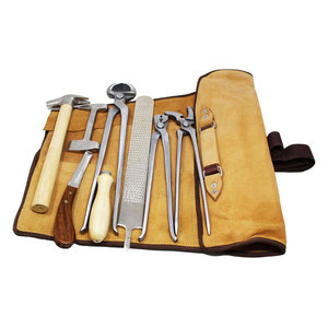 Professional <b>Horse</b> Farrier Tool <b>Kit</b> Complete Hoof Care <b>Grooming</b> Set with Shoe Puller Hoof Nipper Rasp Trimmer Durable Equine - Product Image 4