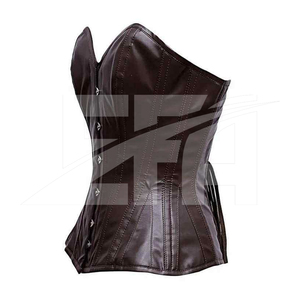 Corsé Personalizado para Mujer, Corsé para Usar en Invierno, Corsé Sexy de Cuero Gótico con Varillas de Acero, Tallas Grandes - Product Image 4