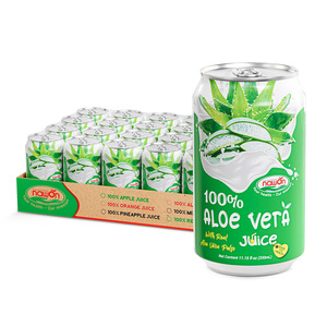 Jus d'Aloe Vera 100% avec Jus de Fruits 330ml Jus d'Aloe en Conserve Exportateur Nawon Vietnam Fabricant de Boissons OEM ODM HALAL - Product Image 1