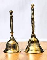 Campana de Latón con Diseño de Dibujos Animados para Decoración del Hogar o Uso en Templos, Impresa en Offset, Hecha a Mano, Personalizada, Fabricada en India por Lavie Creations