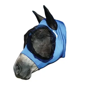 Latest Horse Soft Comfortable Anti mosquito Smart Summer Fly Mask Breathable See Through Mesh Horse Fly Mask for horse