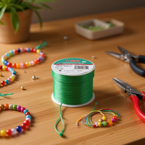 Filo di rame 2,5 mm 10 m verde abete per braccialetti - Product Image 2