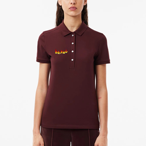 T-shirt Femme Personnalisé à Manches Longues Col V Sexy 100% Coton Respirant Tissu Jersey Streetwear 210g Coupe Classique - Product Image 5