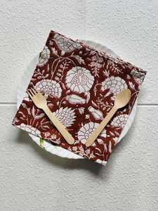 VEER HANDIRCRAFTS Floral Printed Cotton <b>Fabric</b> 53/54" Medium <b>Weight</b> Woven Home Textile Rajasthan for Table Decor 60S60S Yarn - Product Image 3
