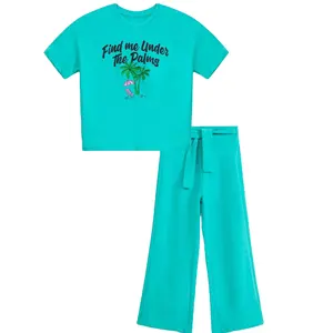 High Quality 100% cotton suit 2 Piece Set Wholesale Casual wear shirt trouser kids wear 2024 kids clothing fashion trends