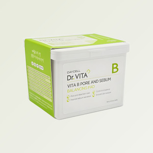 โทนเนอร์หน้าขายดี Dr. Vita Vita B Pore and Sebum Balancing Pad 180 กรัม โทนเนอร์/แผ่นมาส์กกระชับรูขุมขน - Product Image 4